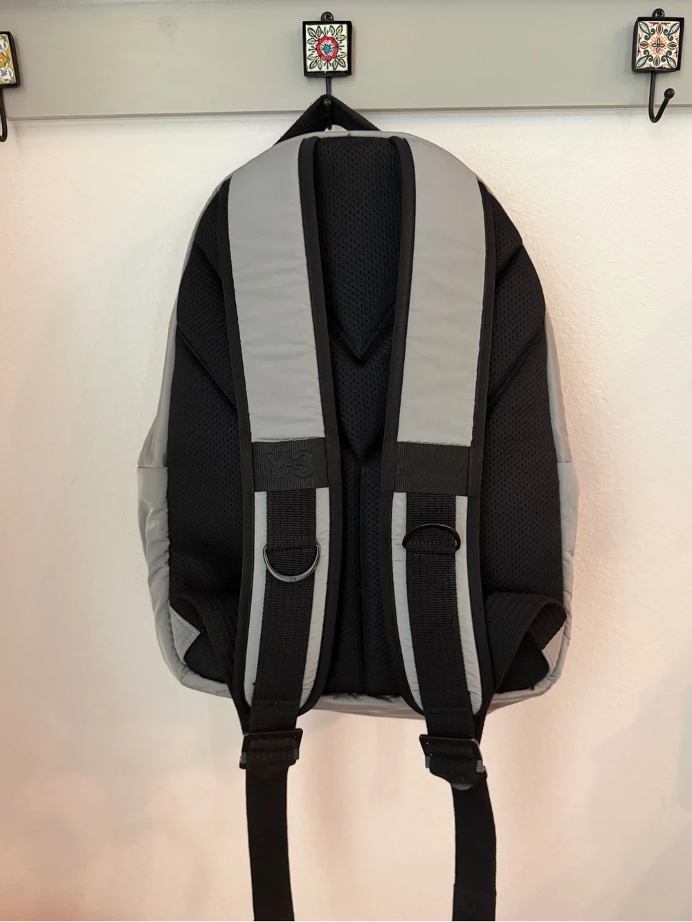 Y-3 Gray Backpack